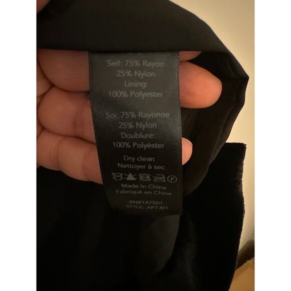 Mika Mindel Open Front Embroidered Velvet Jacket Womens Size L Black - Picture 10 of 10